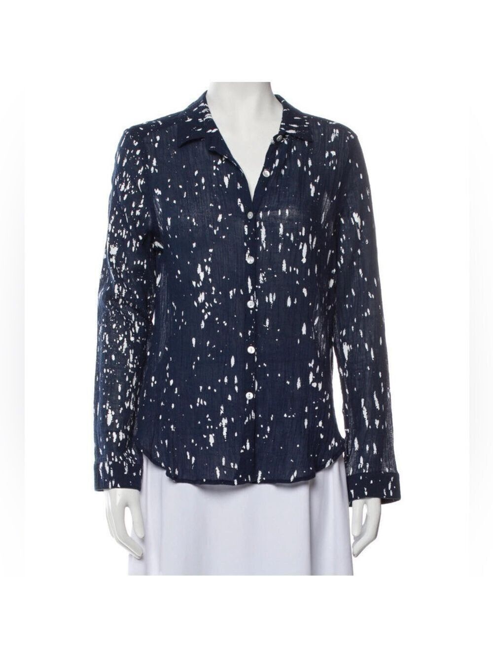 Generation Love Paint Splatter Cotton Button Up Shirt Small